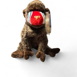 Ty‎ Beanie Baby Mandrill Monkey Plush Toy with Tags